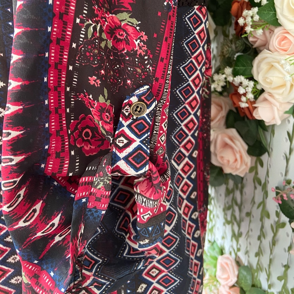 Rewind Pattern Blouse - image 3